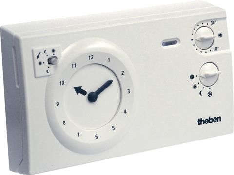 Thermostat à horloge 230V 50Hz 24 heures 1CO 6A