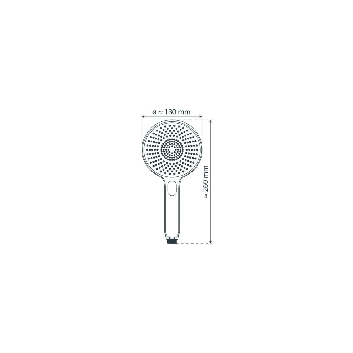 60202 KARIBIK Handdouche, mat grafiet vue 2