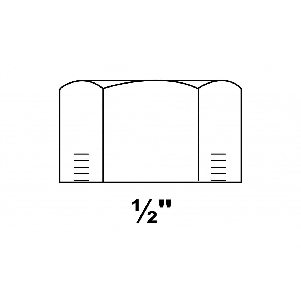 989811060 FM bouchon, galvanisé, 1/2" F, (300) (5x) vue 2