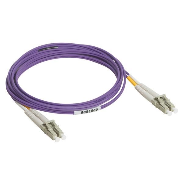 Cordon LC / LC 50 / 125micronm 2m om3 multi modulaires duplex