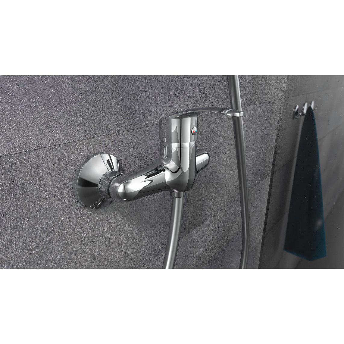 36440 SIRANI Shower mixer, chrome vue 3