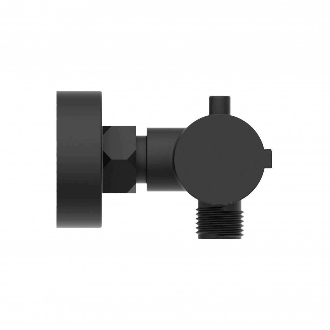 CLT168ACRBL CLAUDIO Thermostatische douchekraan, mat zwart vue 3