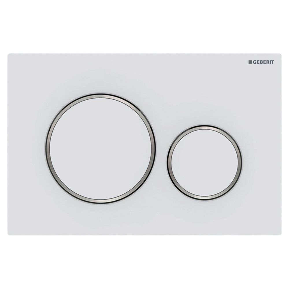 Geberit SIGMA20 Plaque DE Commande Pour Réservoir DE Chasse Encastré Blanc Mat