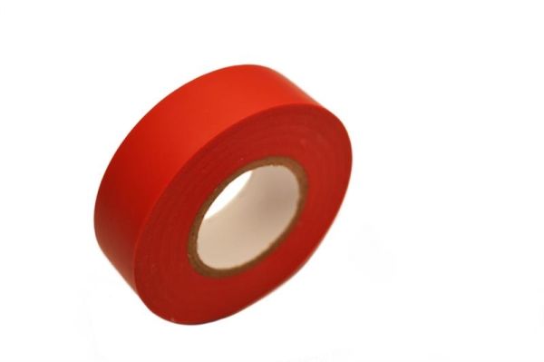 Ruban isolant 0.15mm x 19mm x 20m Rouge