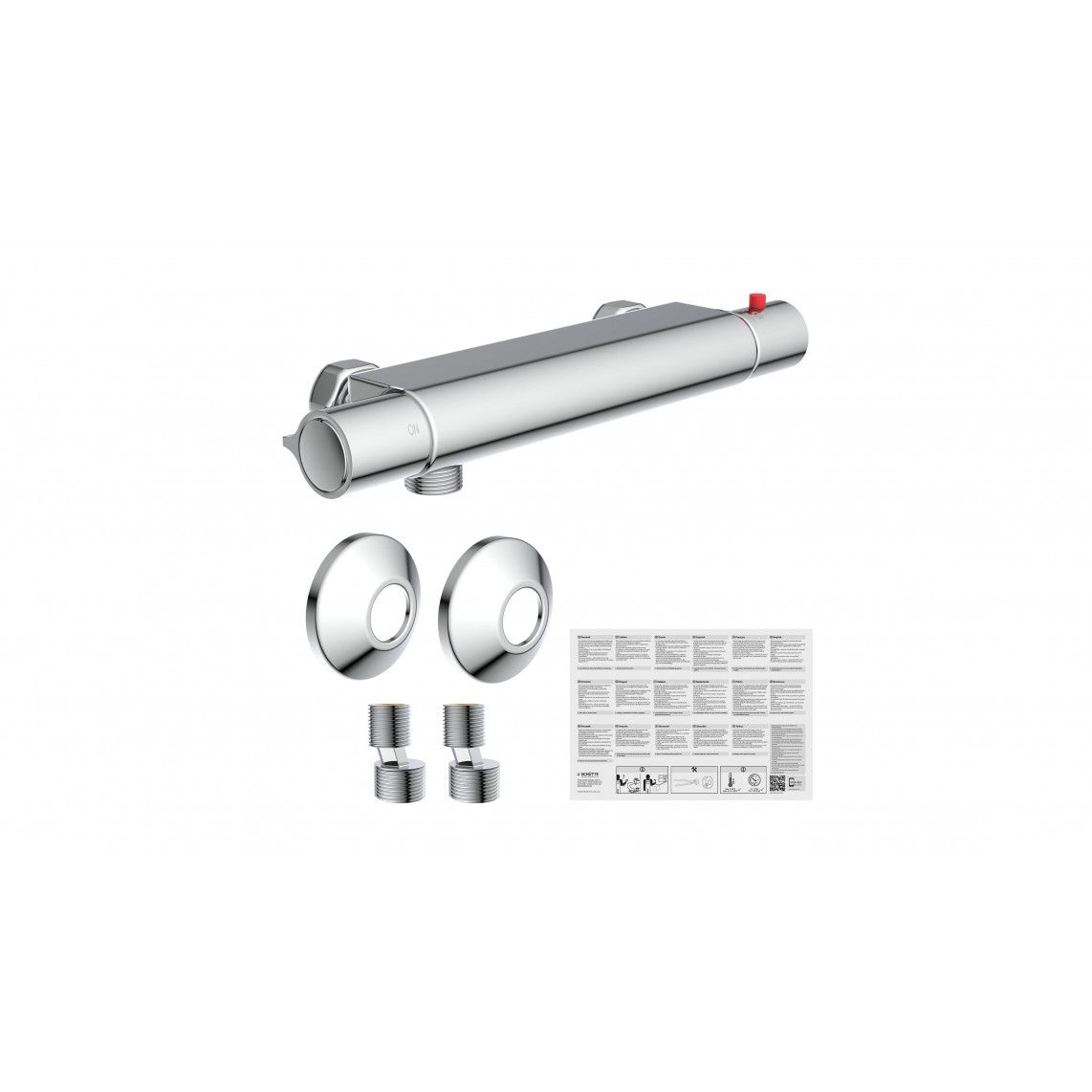 52445 VICO Thermostatische douchekraan, chroom vue 6