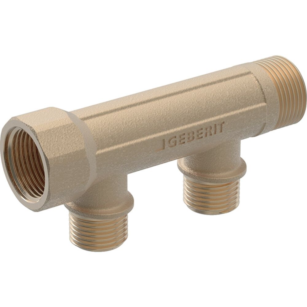 Geberit Flowfit Collecteur 3/4MF 2 Sorties Pour Masterfix 1/2MF
