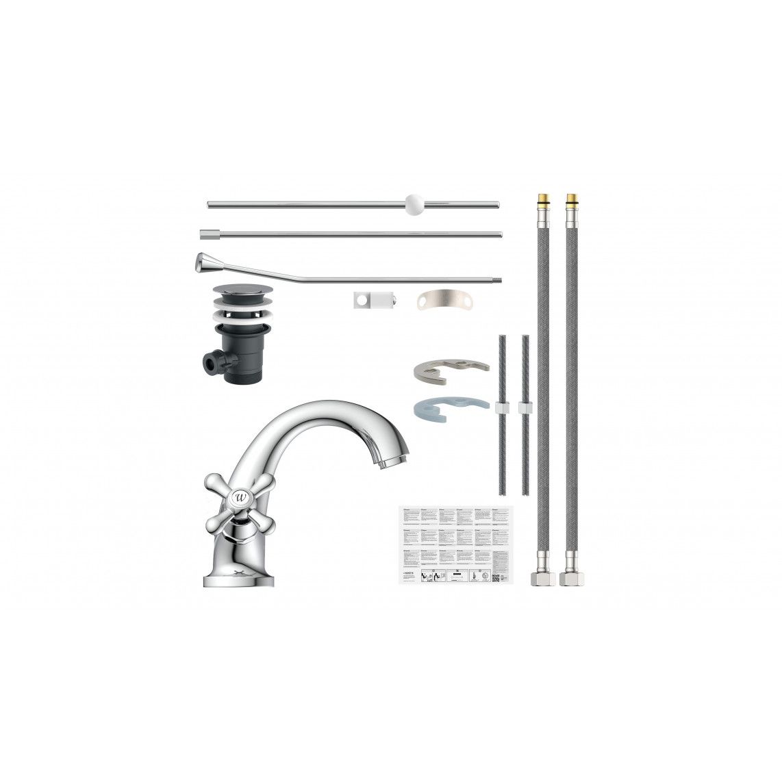 33510 ELK Wash basin mixer, chrome vue 4