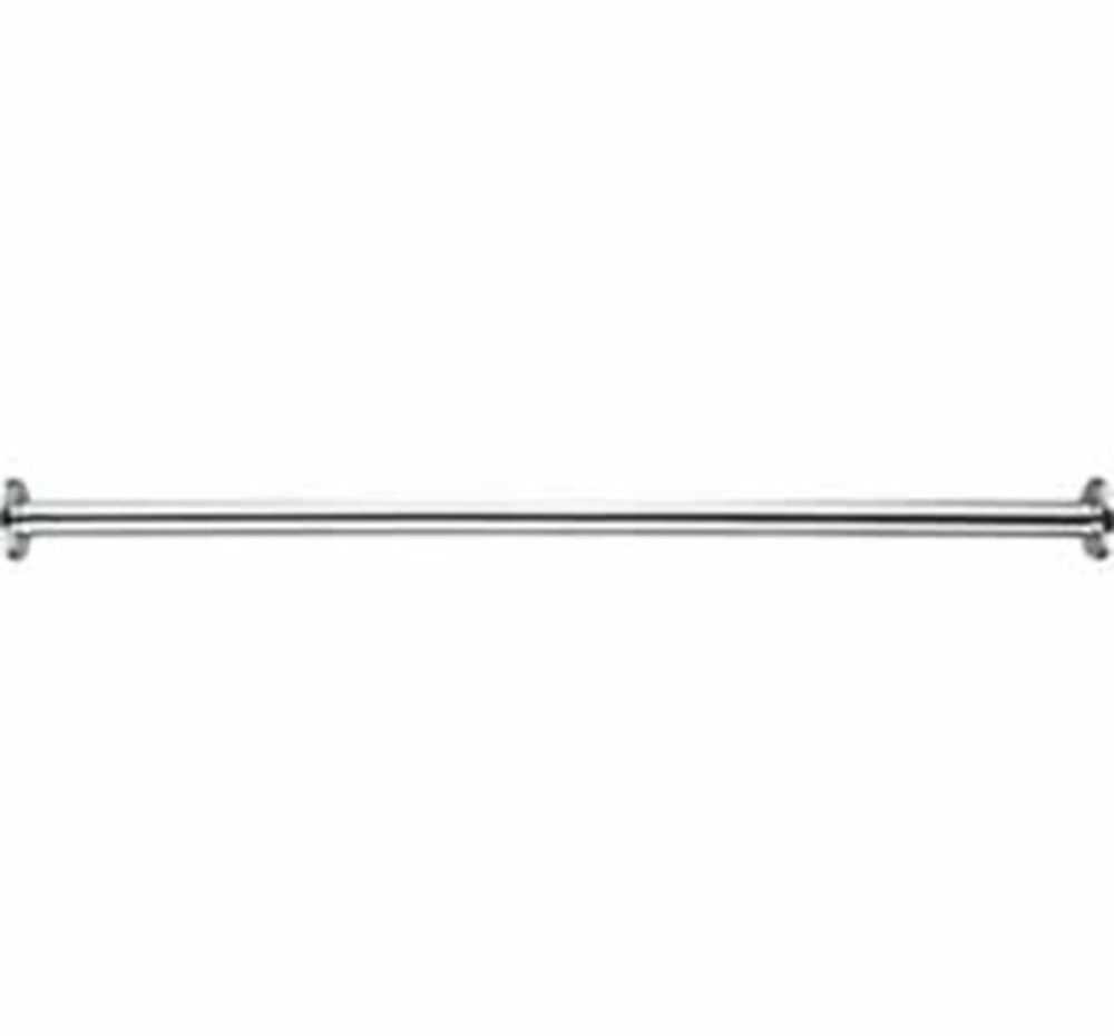 Porte-rideau Droit 1M Barre D25MM Laiton Chromé