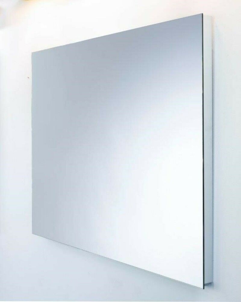 Intro Miro Miroir Profils Verticaux Cachés Aluminium B1000XH600XD35MM