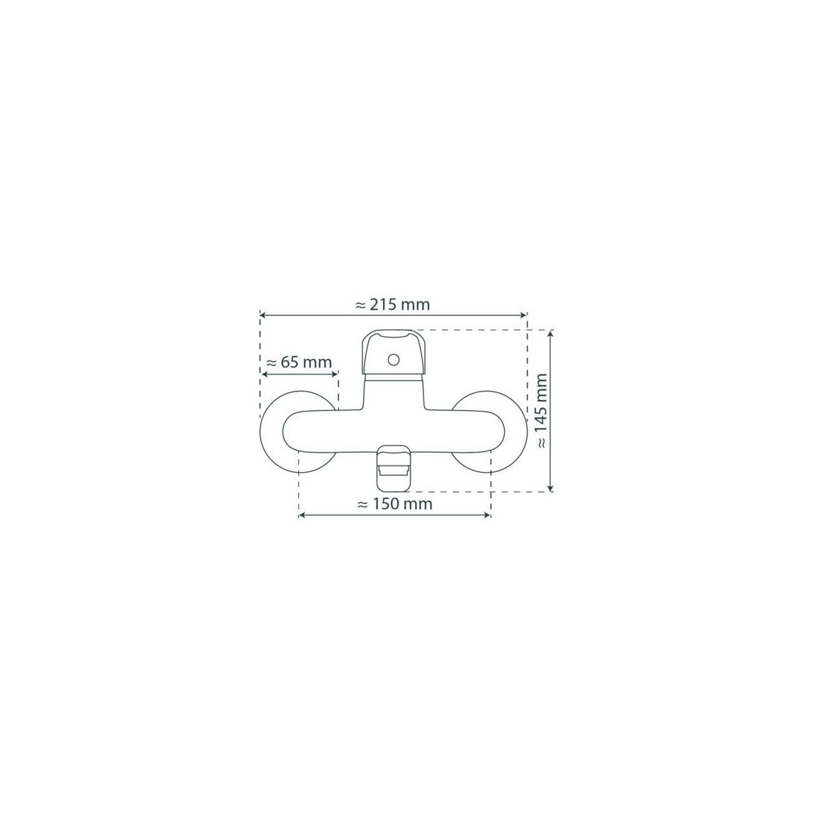 36760 ORAZI Sink mixer, chrome, for wall fixing vue 11