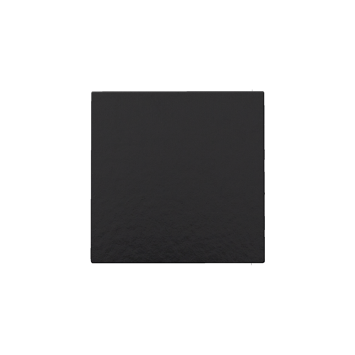 Set de finition avec sortie de câble pour cache-trou avec serre-fil, couleur piano black coated
