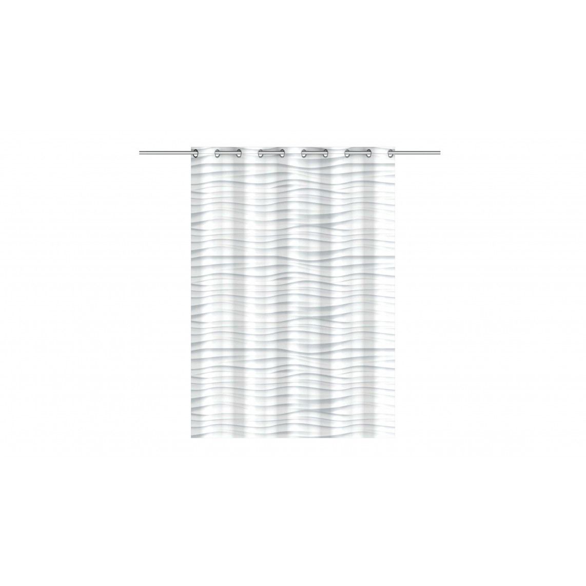 BA0401 Douchegordijn, White Wave vue 2