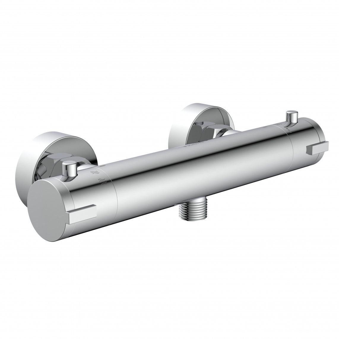 52521NL LONDON Thermostatic shower mixer, chrome vue 2