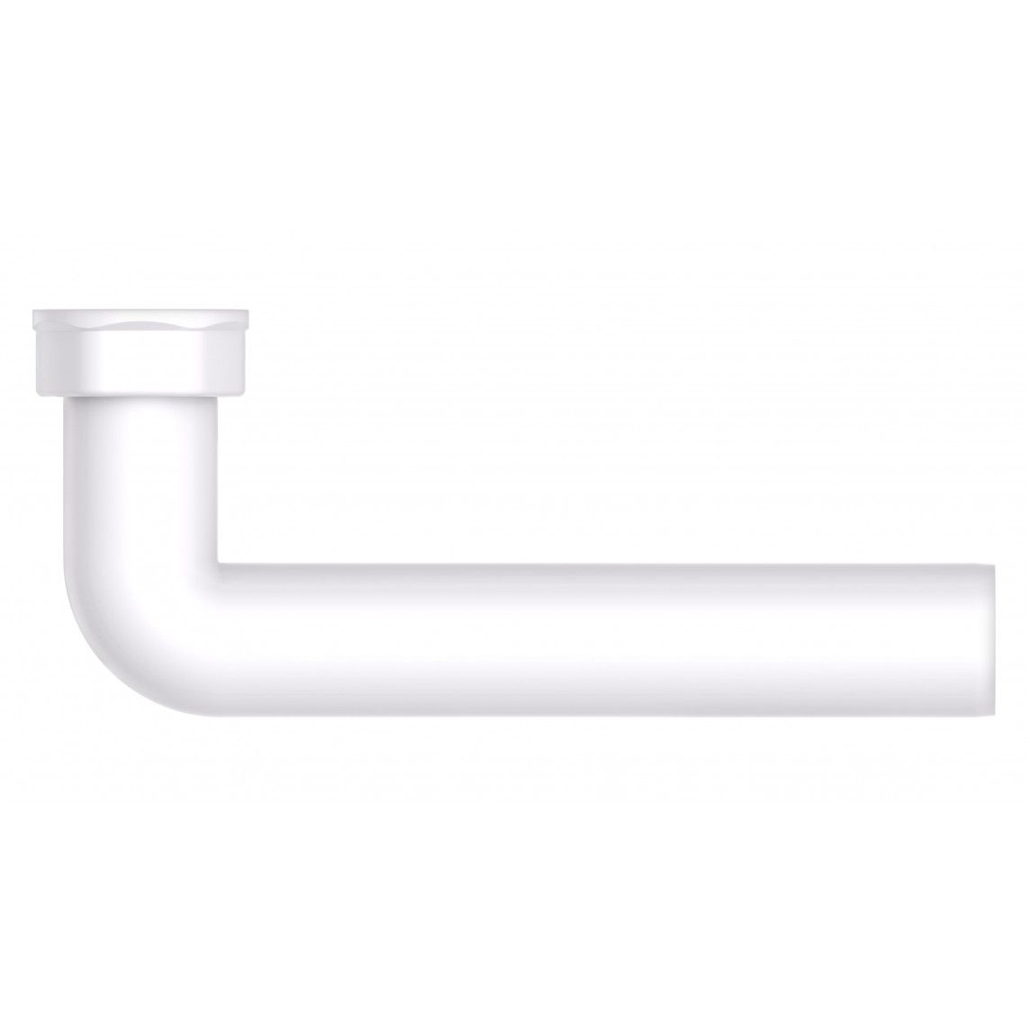 98837448 KS afvoerbocht, wit, 1 1/2"BI x 235 mm x 40 mm vue 5