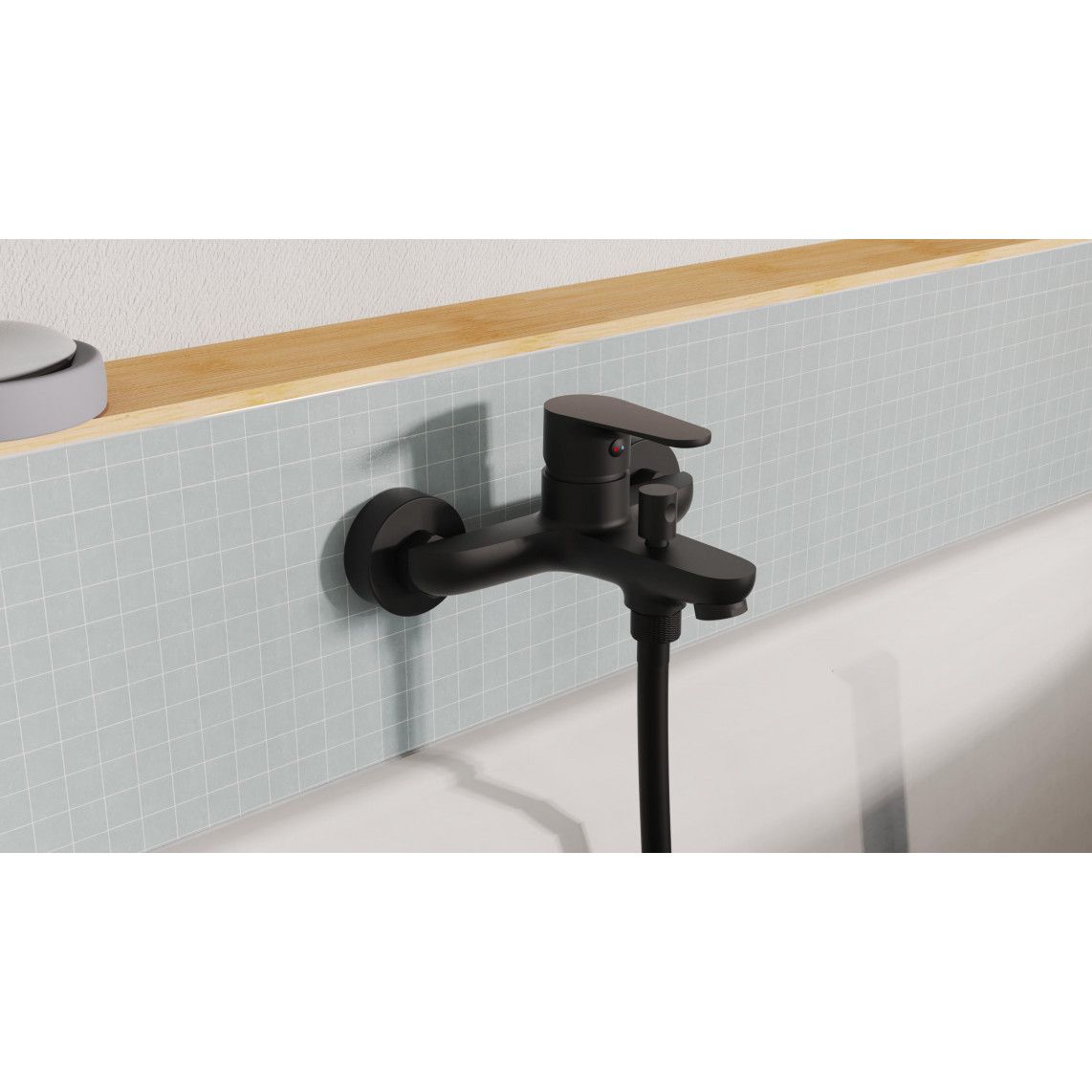 NI023CALCRBL CLAUDIO Mitigeur bain/douche , noir mat vue 9