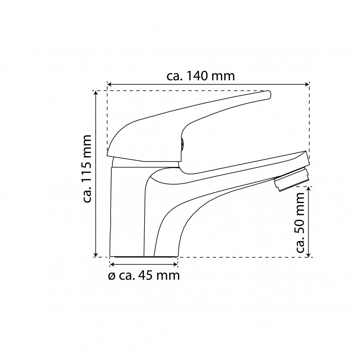 NI075CR GRANDE VITA CLASSIC Wastafelkraan, chroom vue 5