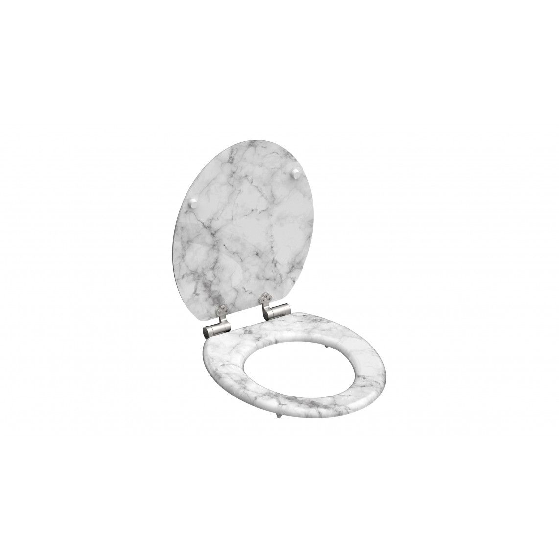 80194 MDF Toilet seat MARMOR STONE, with soft close vue 4