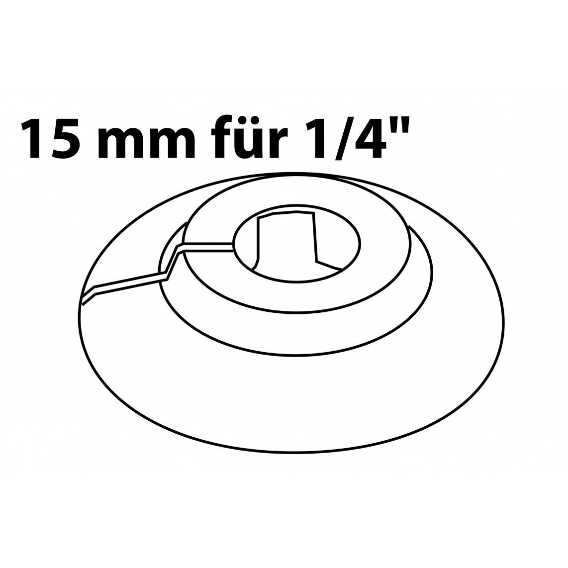 988236048 Radiator cover plate, PP, white, 15 x 10 mm, for 1/4" vue 2