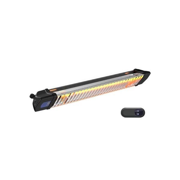 Radiateur halogène INF12 1200W 230V IP55 720 x 120 x 80mm 0.9kg Noir Frico