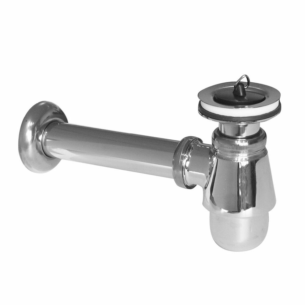 Van Marcke Pro Siphon Bouteille Pour Bidet Avec Crépine 5/4” X 32 MM Chromé
