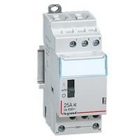 CX³ contacteur de puissance 230V - 4 pôles - 25A manette 400V - 4NO - 2 modules