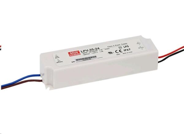 Alimentation Led 12Vdc - 35W 3A IP67 148 x 40 x 30mm