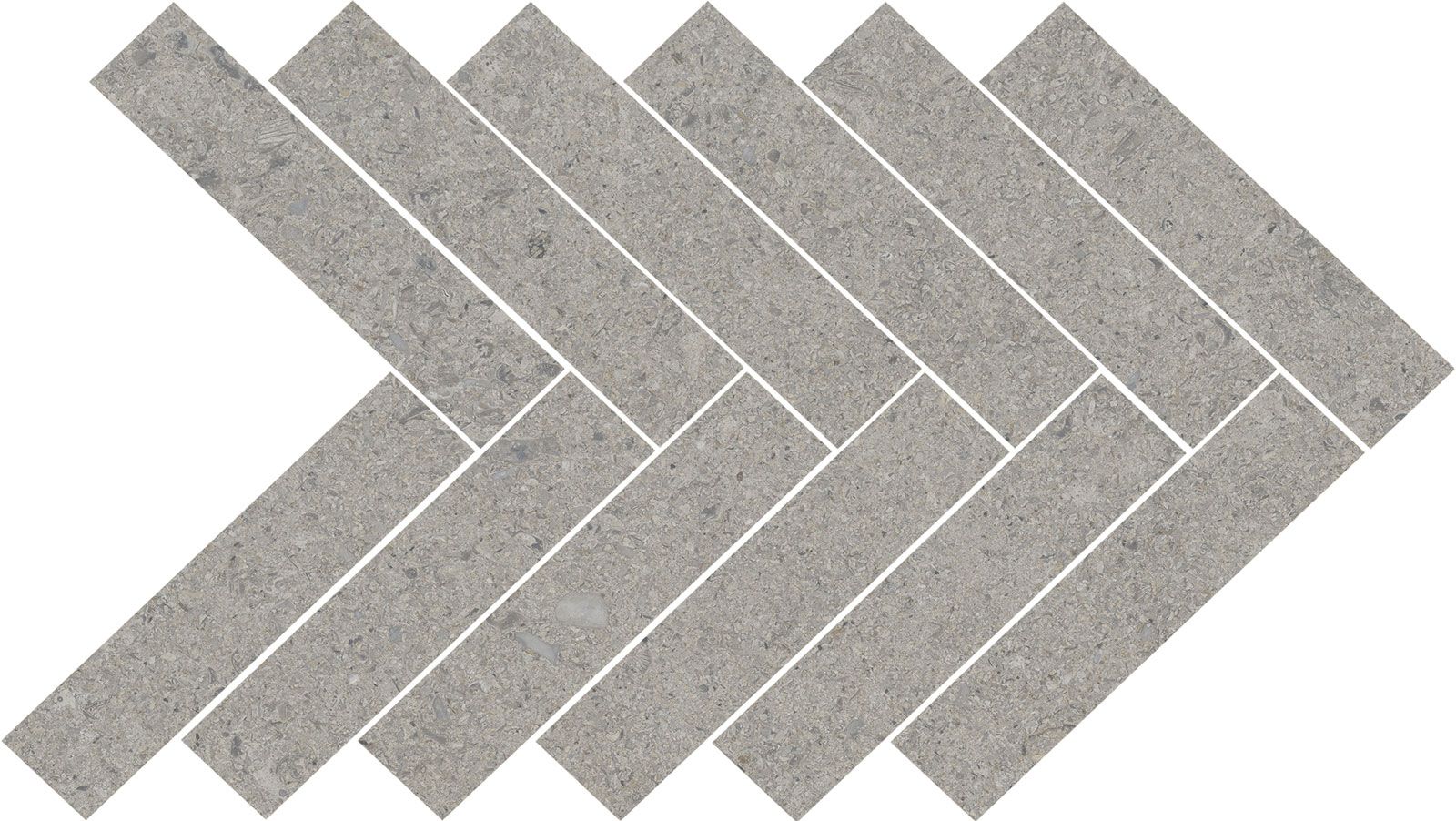 MOSAICO CALCARE SILVER 39X22 SP