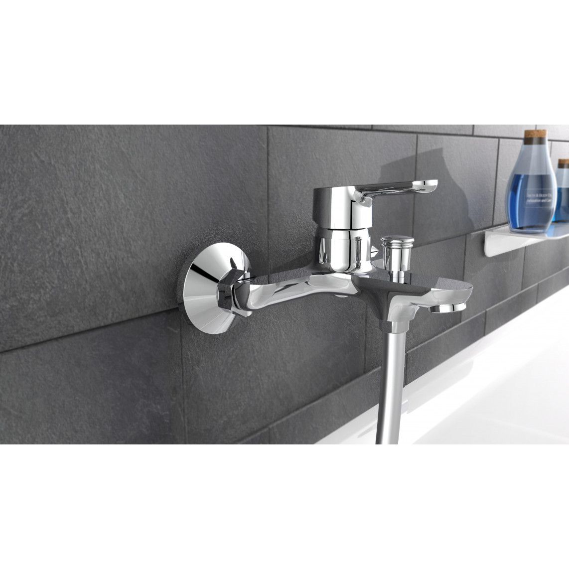 42300 VICO Bathtub mixer, chrome vue 3