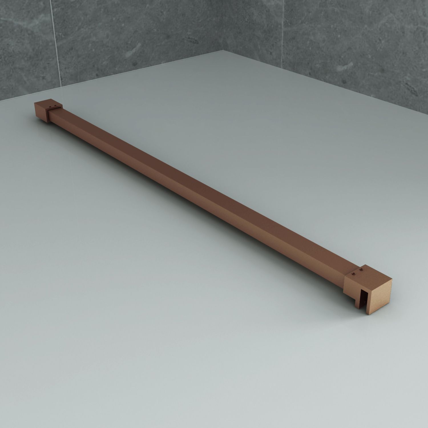 ALONI STABILISATIESTANG - INKORTBAAR - 120 CM - GEBORSTELD KOPER vue 2