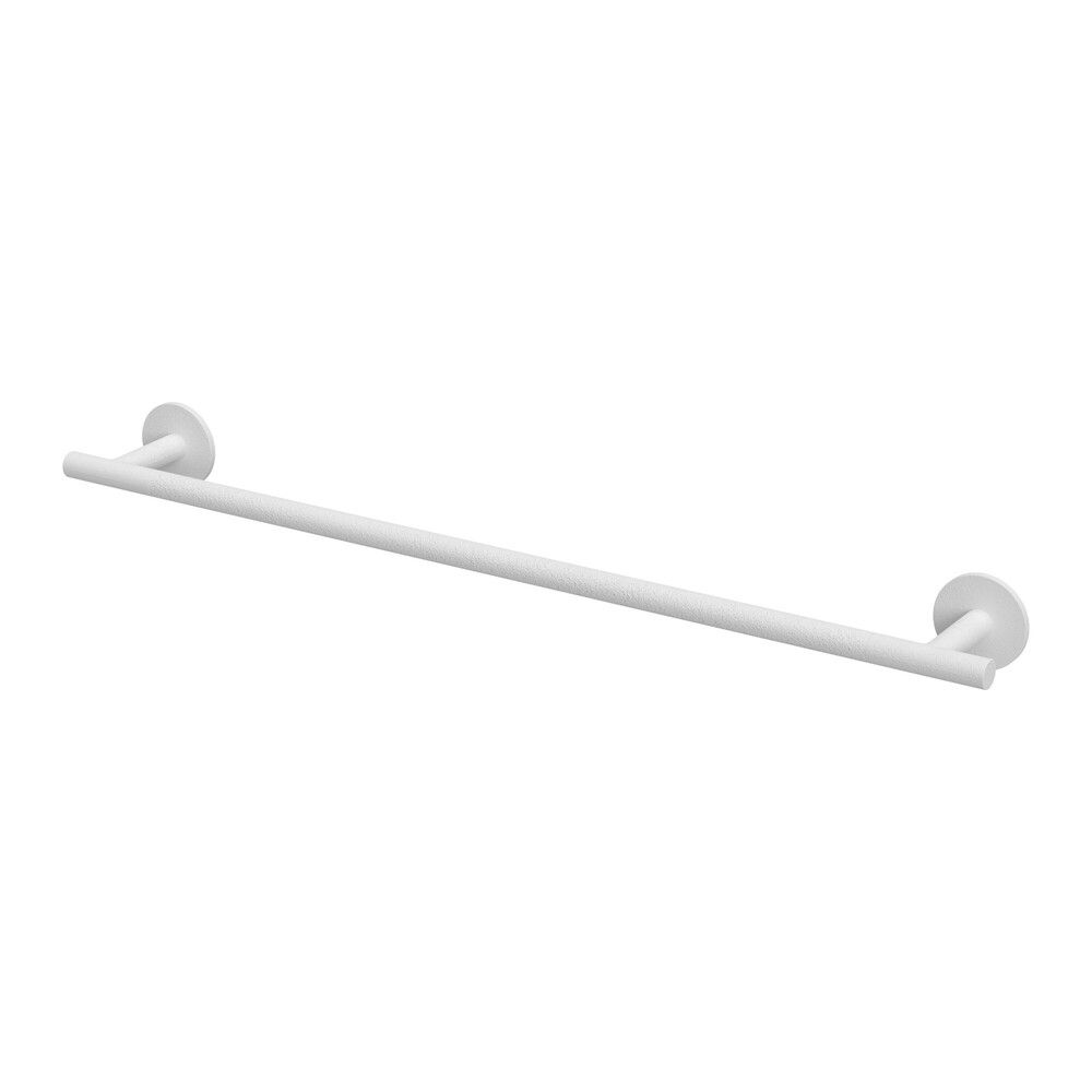 Zucchetti Pan Porte-serviettes Simple 600MM Imprimé Blanc Mat Gaufré