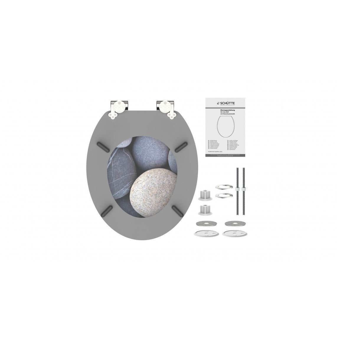80130 MDF WC-zitting GREY STONES, met valrem vue 7
