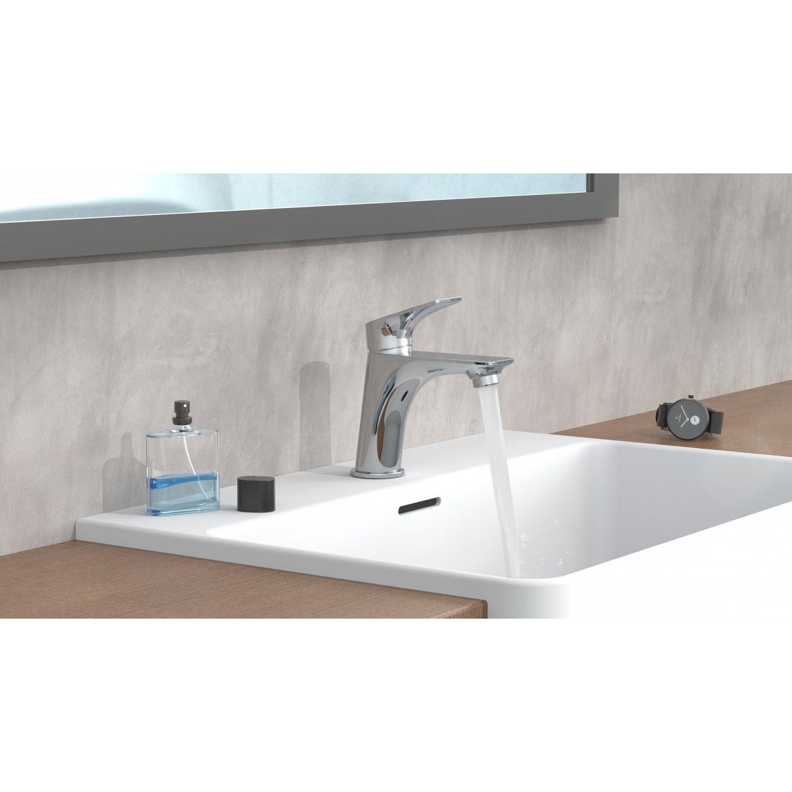 33210 BOSTON Wash basin mixer, chrome vue 7
