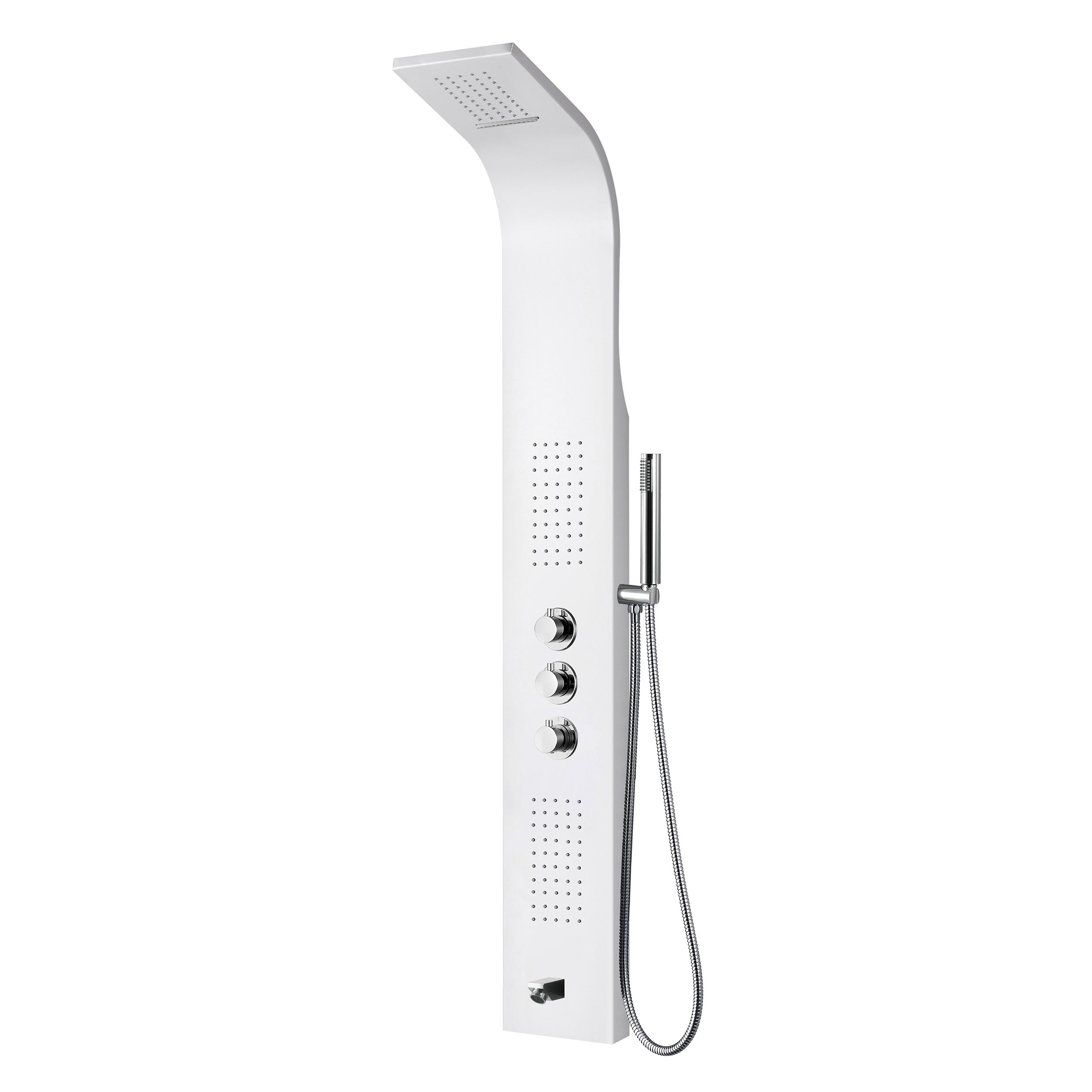 COLONNE DE DOUCHE THERMOSTATIQUE BLANC vue 2