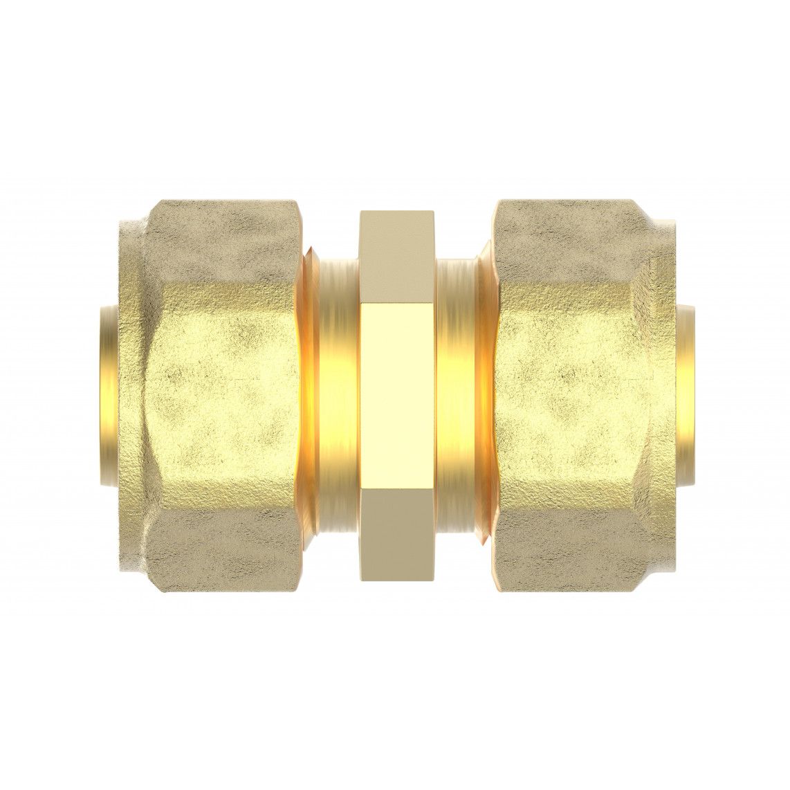 988904155 Connection piece, brass, 16 mm, clamp fitting for multilayer pipe vue 2