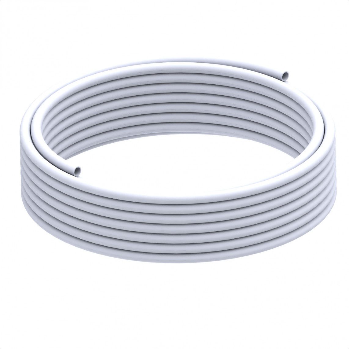 98890130 Multilayer pipe, white, PE/aluminium, roll 25 m, 20 x 2 mm vue 2