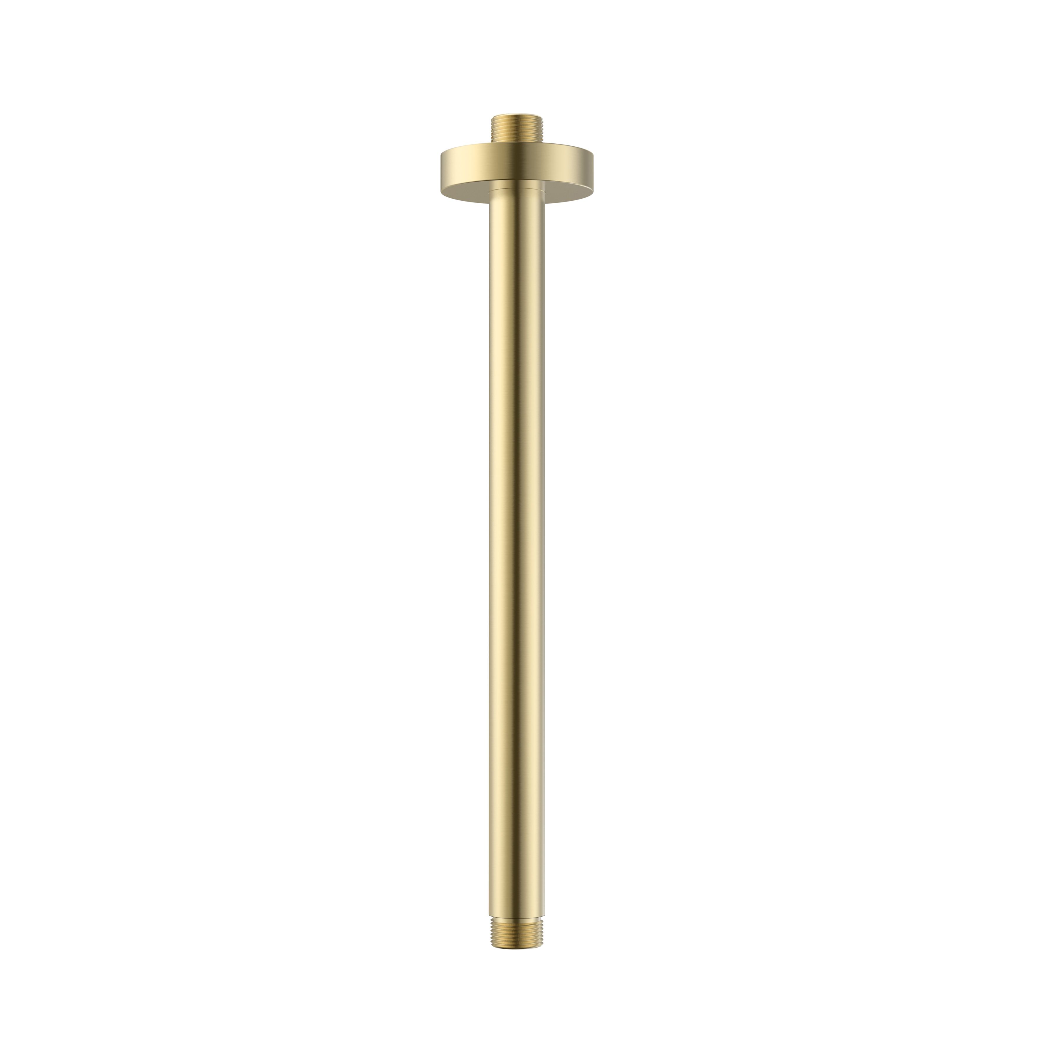Uniforma Bras DE Douche – Fixation Plafond – 30 CM – OR Brossé (pvd)