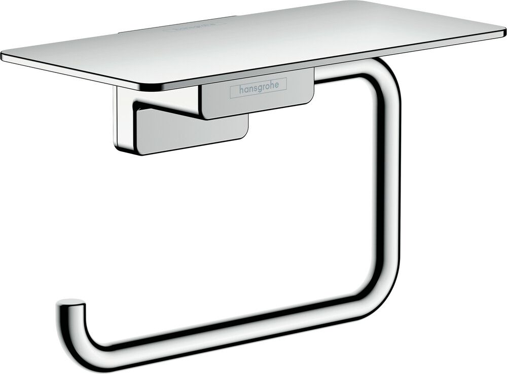 Hansgrohe Addstoris Porte-rouleau Papier Avec Tablette Chromé