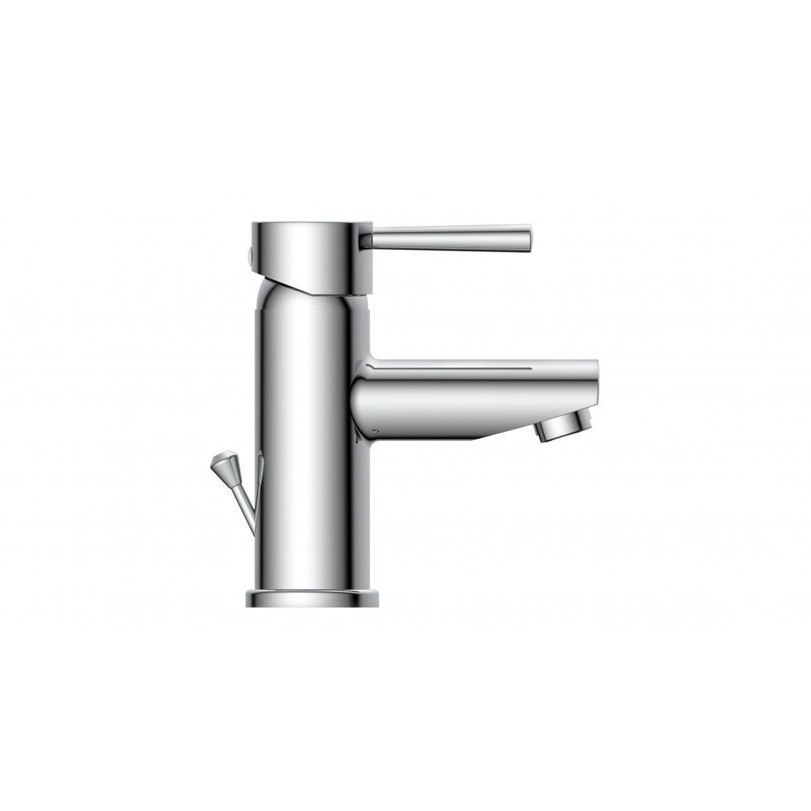 33710 UNICORN Wash basin mixer, chrome vue 2