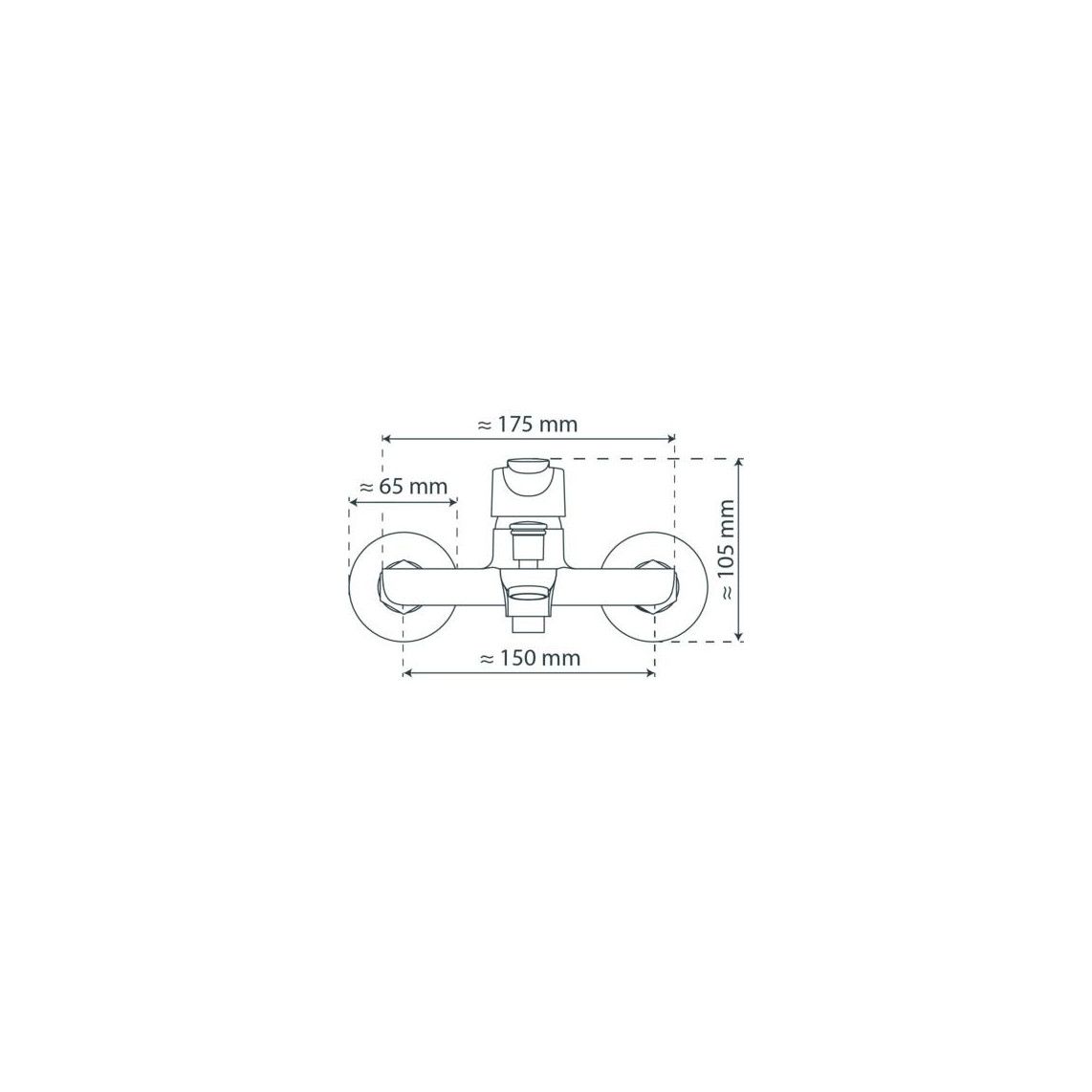 42300 VICO Bathtub mixer, chrome vue 5
