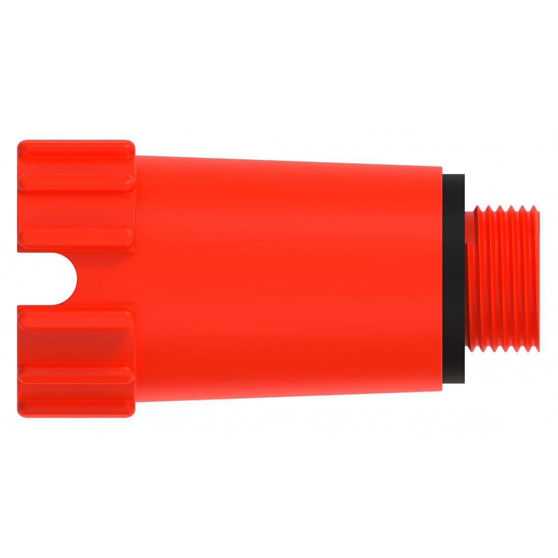 98913513 Construction plug, plastic, red, 1/2", not pressure resistant vue 2
