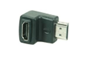 Adaptateur - fiche HDMI-A mâle - prise HDMI-A femelle - coudé 90°