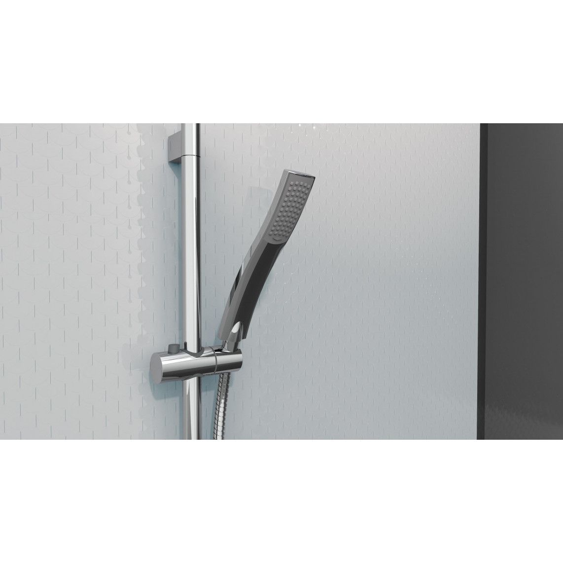 DX6038 HONEY Hand shower, chrome vue 3