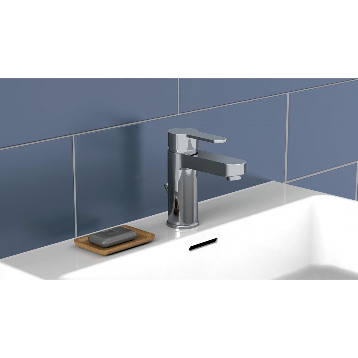 34210 ELEPHANT Wash basin mixer, chrome vue 10