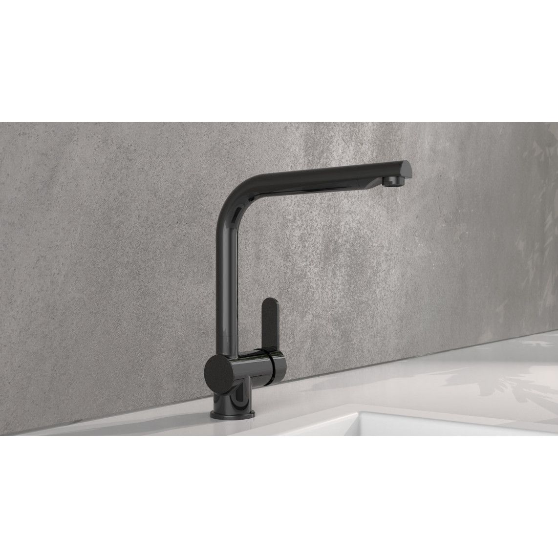 79836 RIO Sink mixer, graphite glossy vue 4