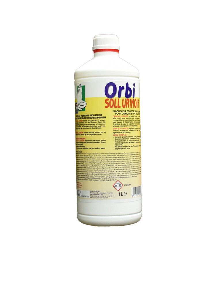 Orbi Soll déboucheur pour urinoir 1L