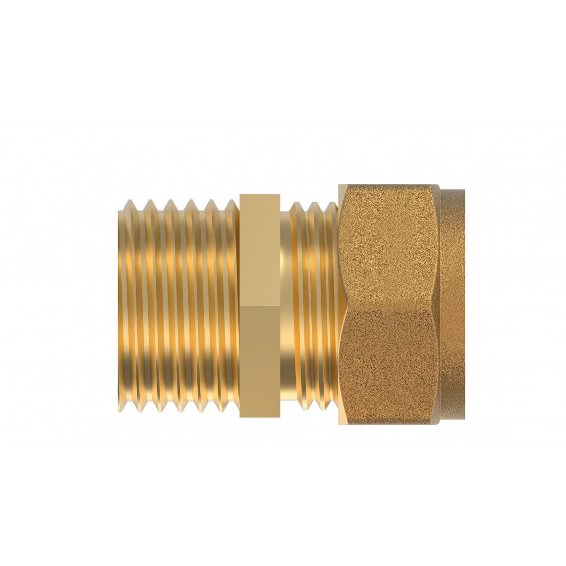 989457117 MS overgangsstuk, blanco, 12 mm x 3/8"BU, knelfitting voor koperen buis, vue 2