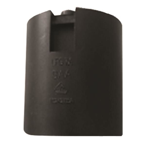 Soquet backelite chantier E27 Noir lisse sans vis - connexion rapide