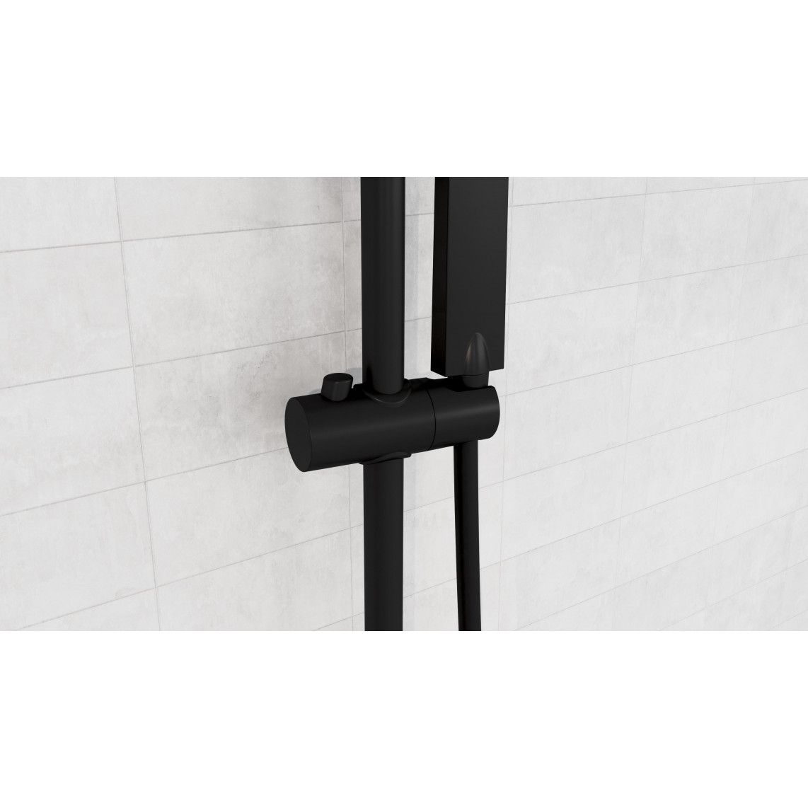 DX12004BL EASY ENERGY Regendouche set, mat zwart vue 8