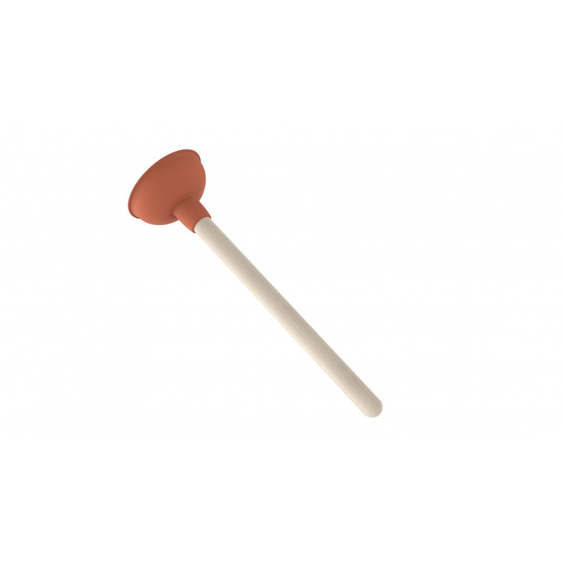 99908100 Spout cleaner, red, Ø 115 mm, with wooden handle vue 7
