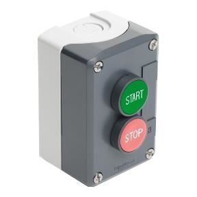 Station de contrôle XAL-D - fonction de démarrage et d'arrêt - 1 NO + 1 NC